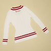 Kappa Alpha Psi Silhouette V-Neck Cable Knit Sweater