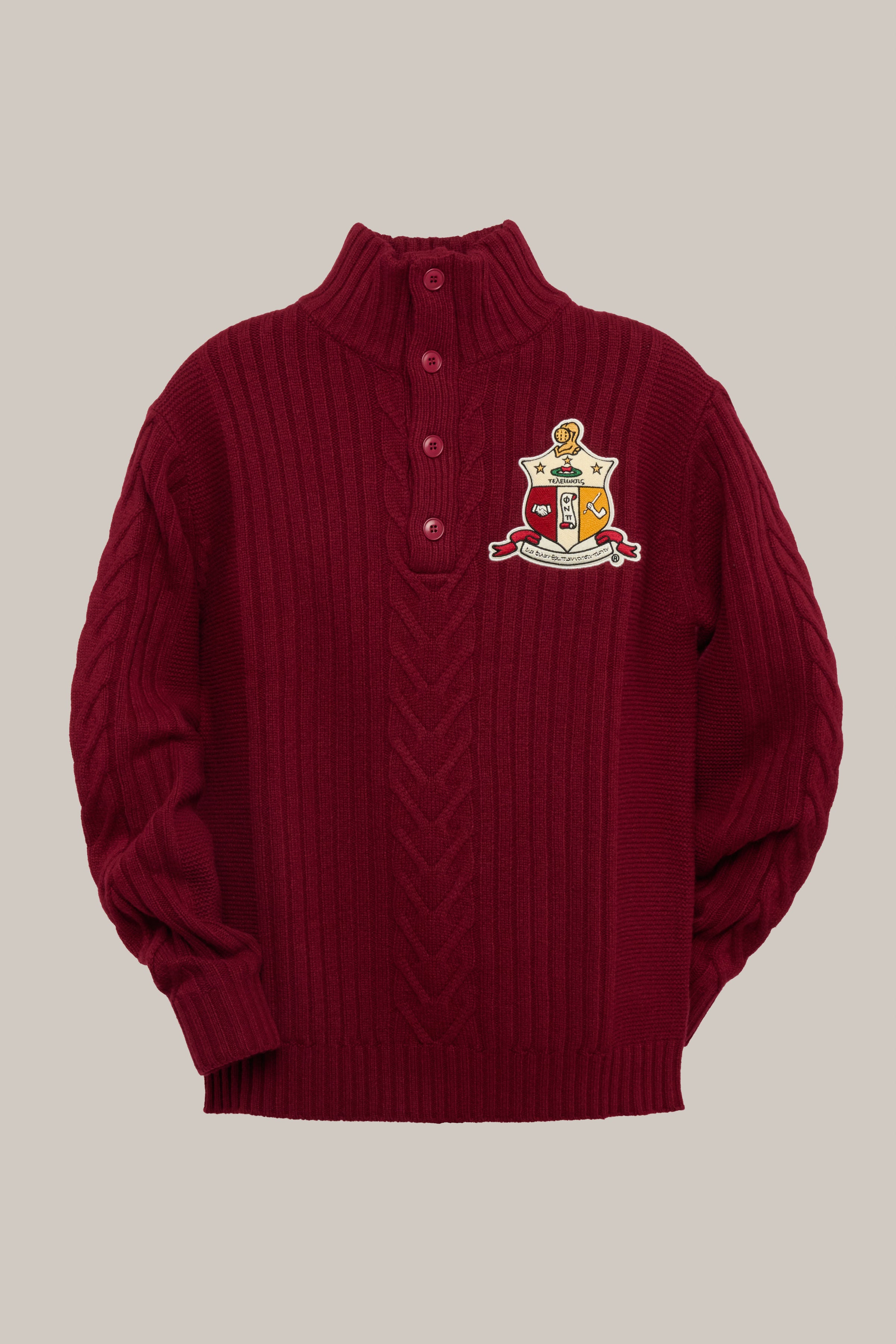 Kappa Alpha Psi 3-Button Pullover Sweater – Nupemall
