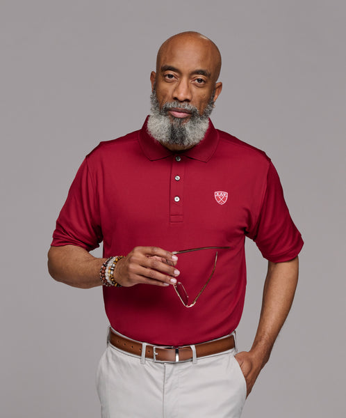 Kappa Alpha Psi DriFit Greek Letter Golf Logo Polo