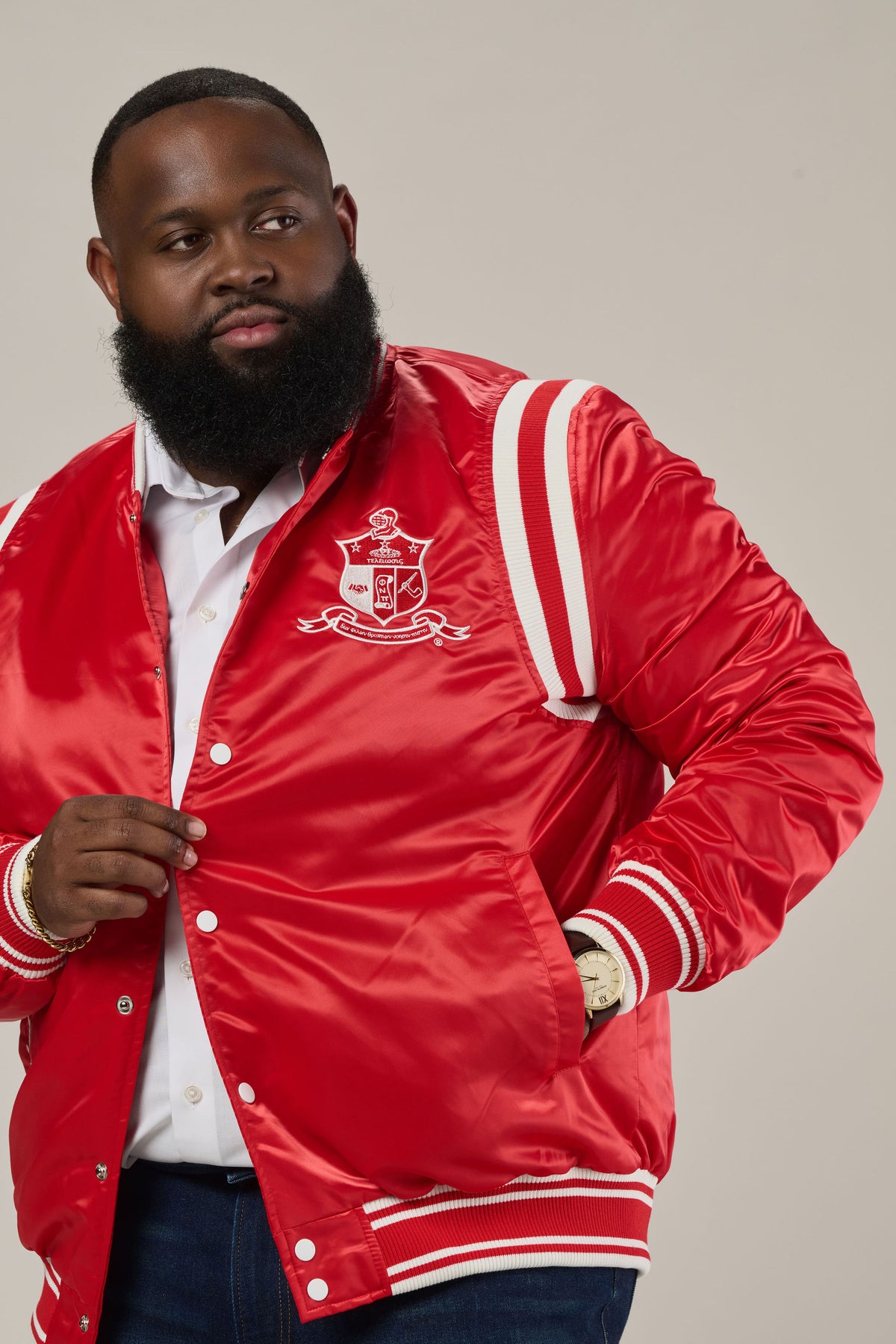 Kappa Alpha Psi Retro Satin Bomber Jacket – Nupemall