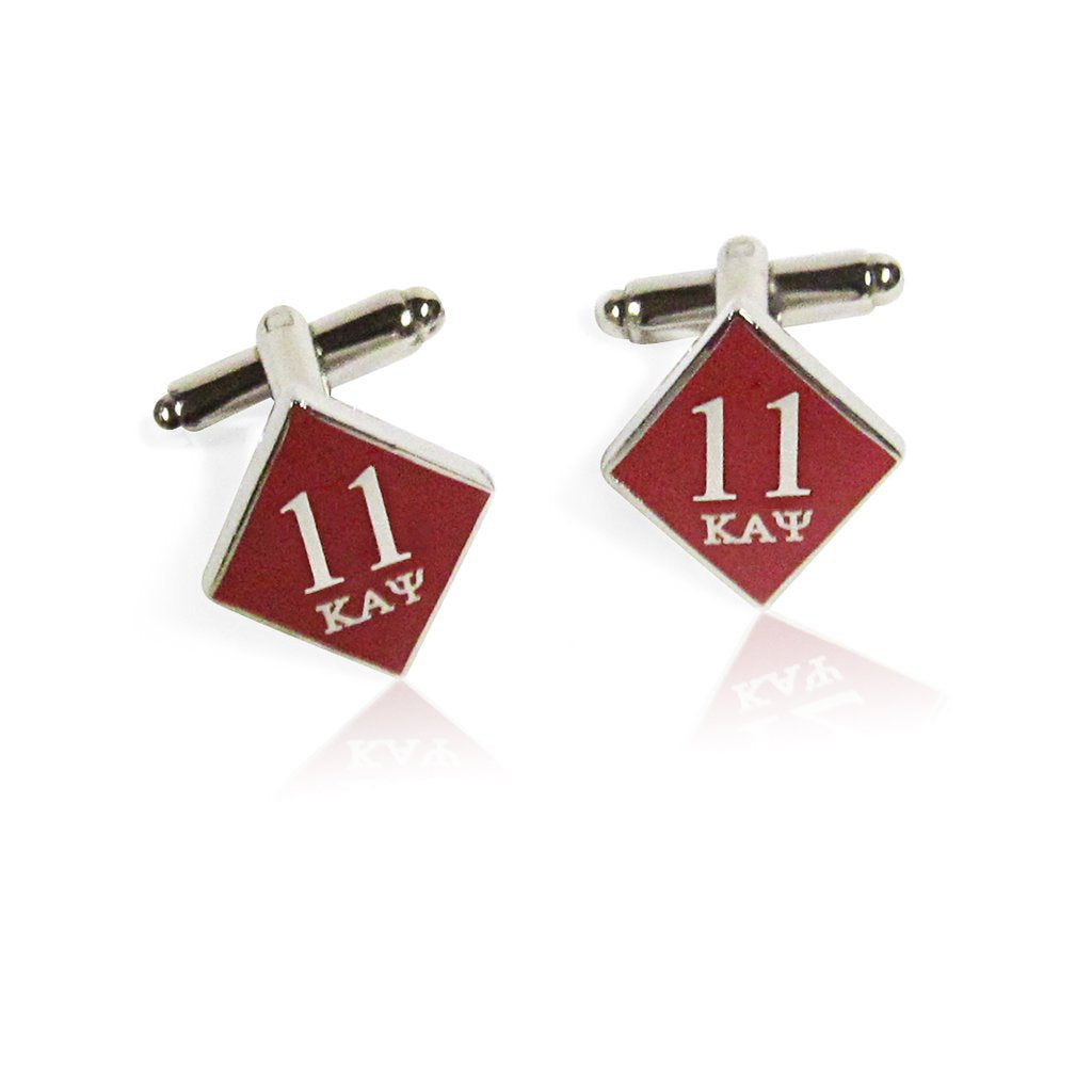 Kappa Alpha Psi 11 Klub Diamond Cufflinks