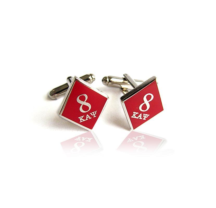 Kappa Alpha Psi 8 Klub Diamond Cufflinks