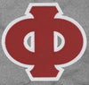 Kappa Alpha Psi Old Skool Phi Nu Pi Grey Ringer Tee - FINAL SALE