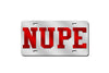 Kappa Alpha Psi NUPE License Plate (Red or Silver)