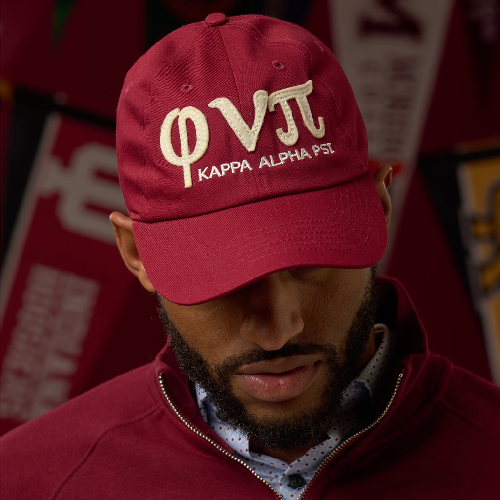 Kappa Alpha Psi Phi Nu Pi Adjustable Dad Cap (Krimson or Cream)