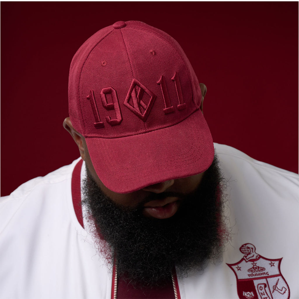 Kappa Alpha Psi Diamond K 1911 Tonal Hat (Krimson)