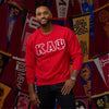 Kappa Alpha Psi 3-Letter Crewneck Sweatshirt (Red)