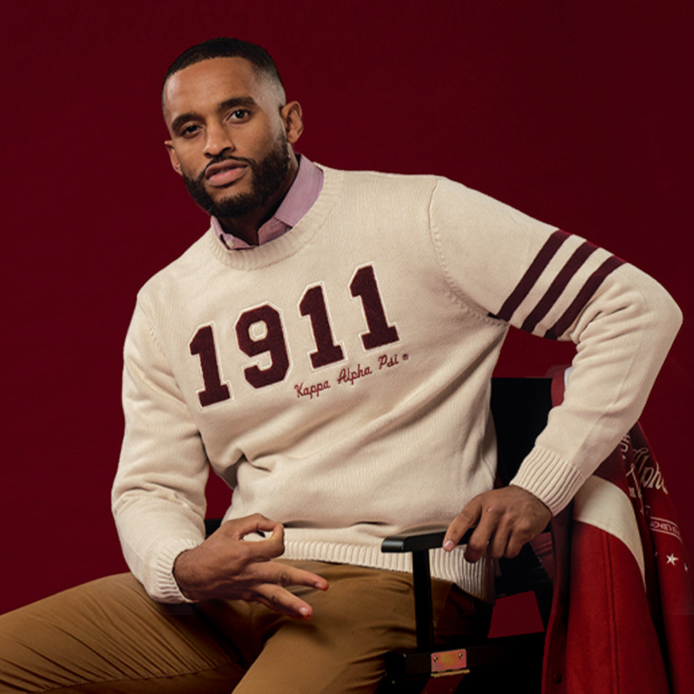 Kappa Alpha Psi Collegiate 1911 Sweater (Cream)