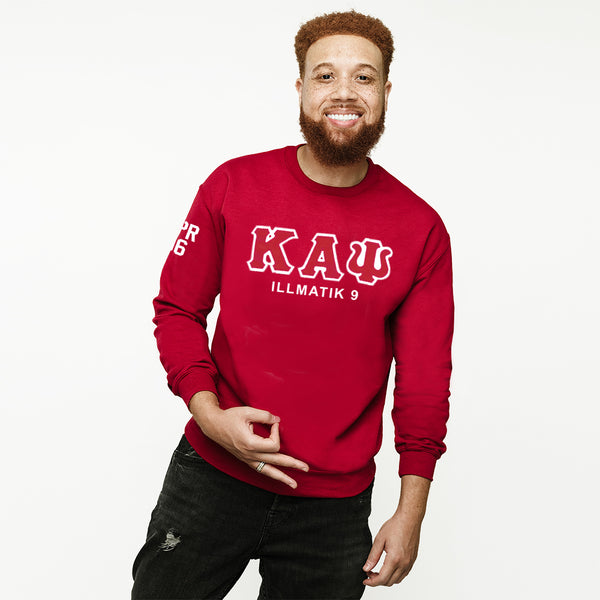 Kappa Alpha Psi 3-Letter CUSTOM Crewneck Sweatshirt