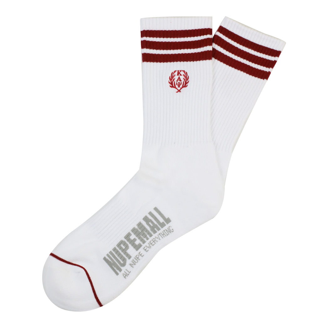 Kappa Alpha Psi 3-Letter Wreath Athletic Crew Socks