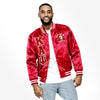 Kappa Alpha Psi 3-Letter Satin Jacket (Red)-FINAL SALE