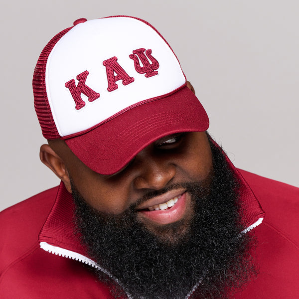 Kappa Alpha Psi Greek Letter Colorblock Trucker Hat