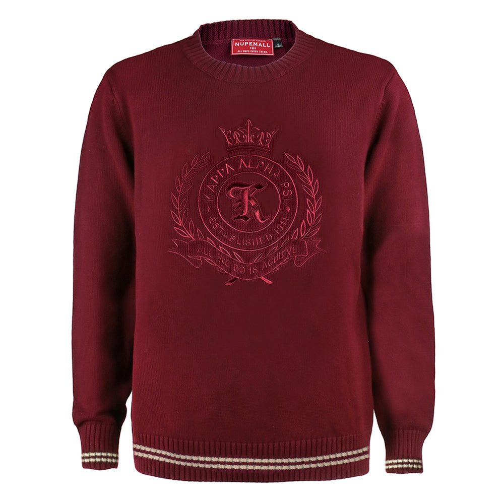 Kappa Alpha Psi All We Do Is Achieve Tonal Sweater (Krimson) – Nupemall