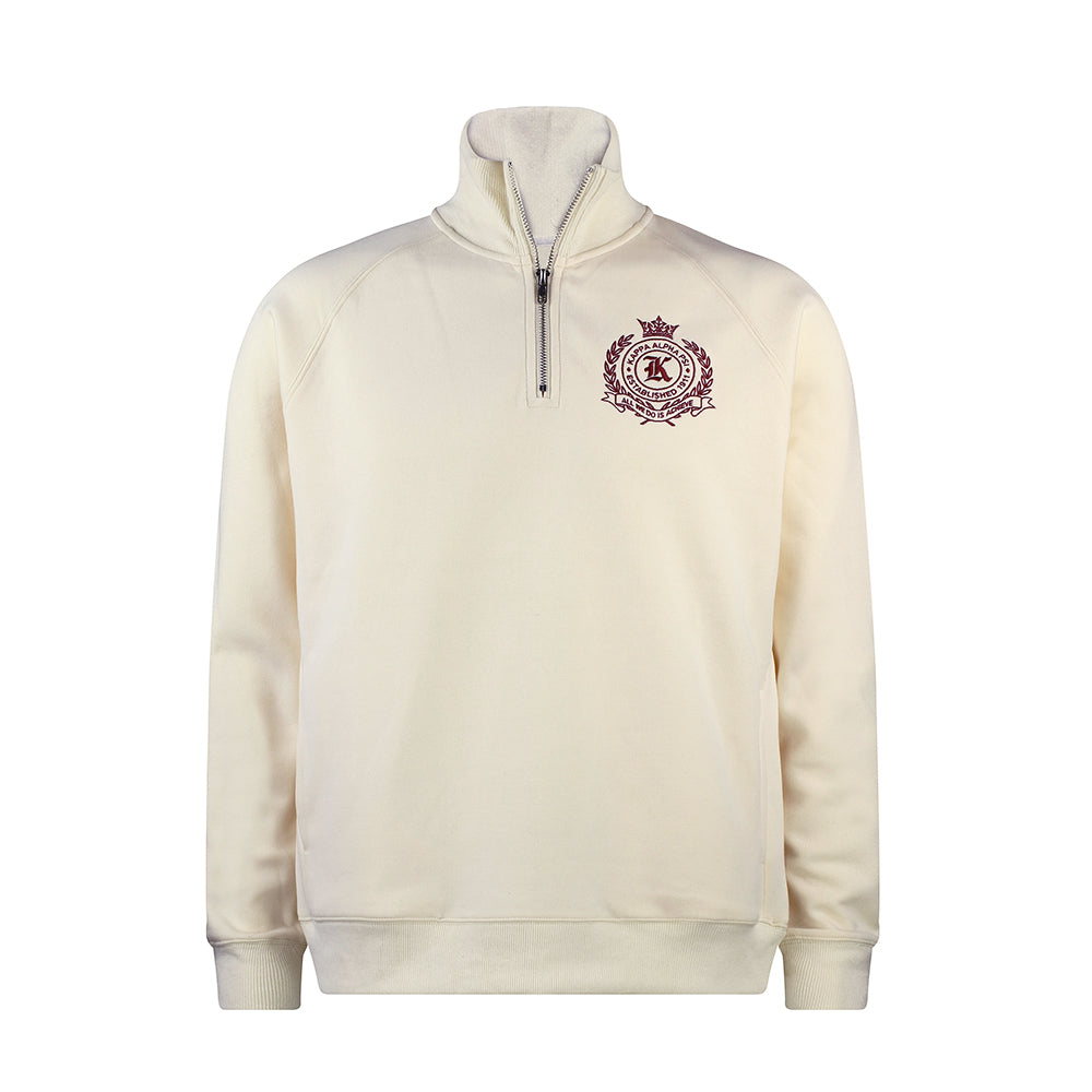 Kappa Alpha Psi All We Do Is Achieve 1/4 Zip Pullover-FINAL SALE