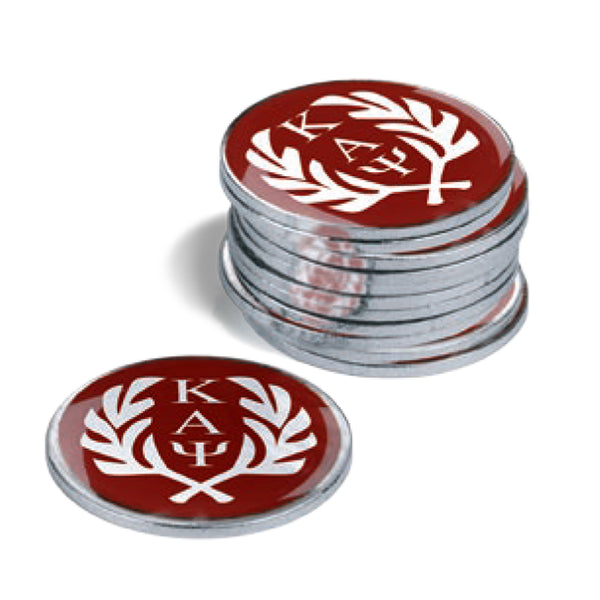 Kappa Alpha Psi 12-Pack Golf Ball Marker Set