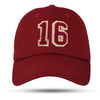 Kappa Alpha Psi Chenille Sixteen #16 Klub Dad Cap