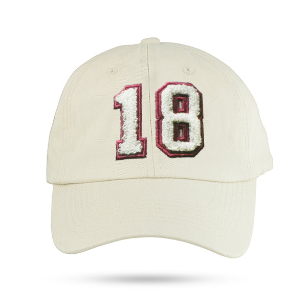 Kappa Alpha Psi Chenille Eighteen #18 Klub Dad Cap