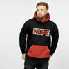 Kappa Alpha Psi Chenille NUPE Colorblock Hoodie (Vintage Black) - FINAL SALE