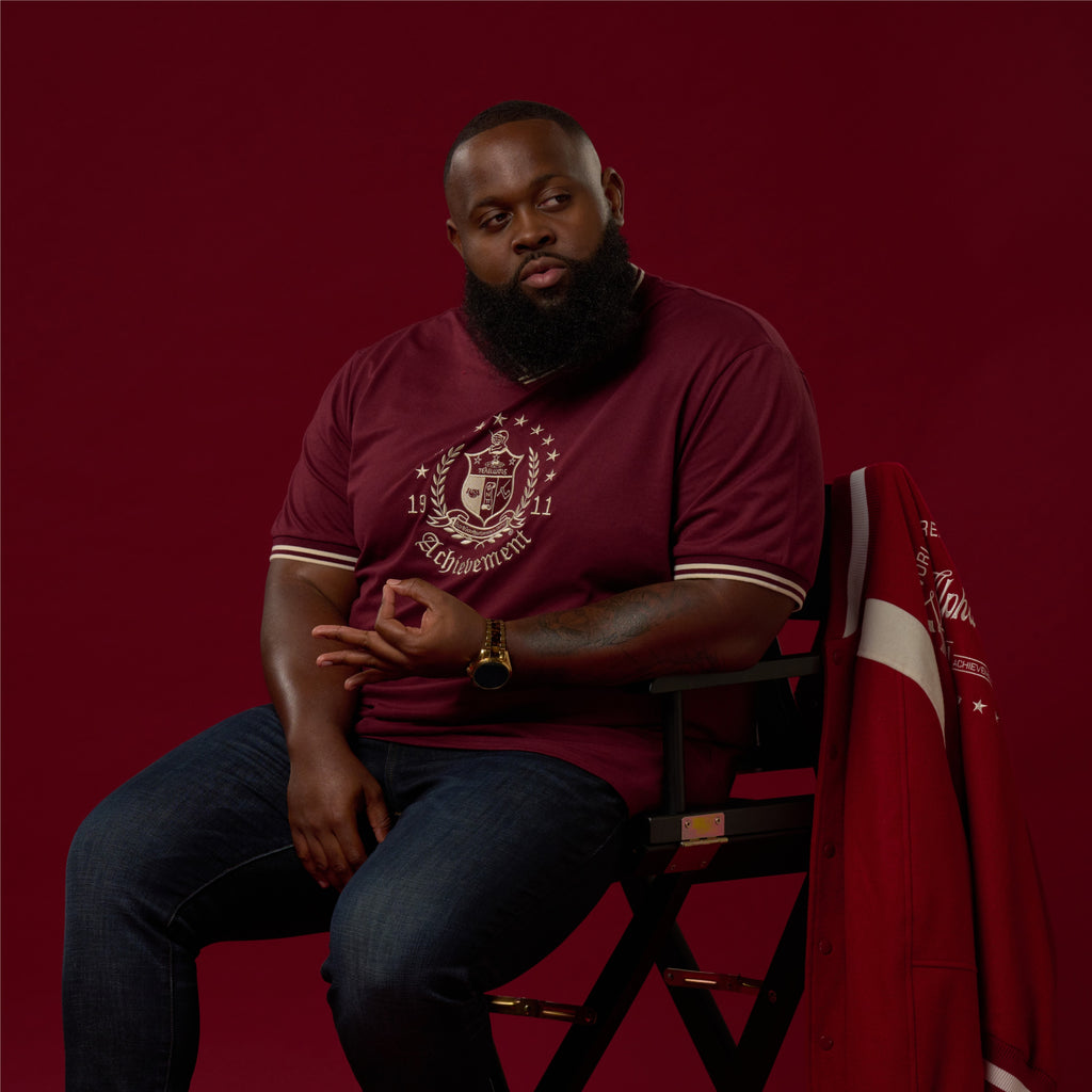 Kappa Alpha Psi Coat of Arms V-neck Tee (Krimson) – Nupemall