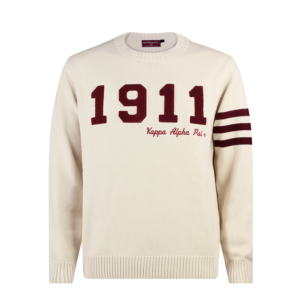 Kappa Alpha Psi Collegiate 1911 Sweater (Cream)