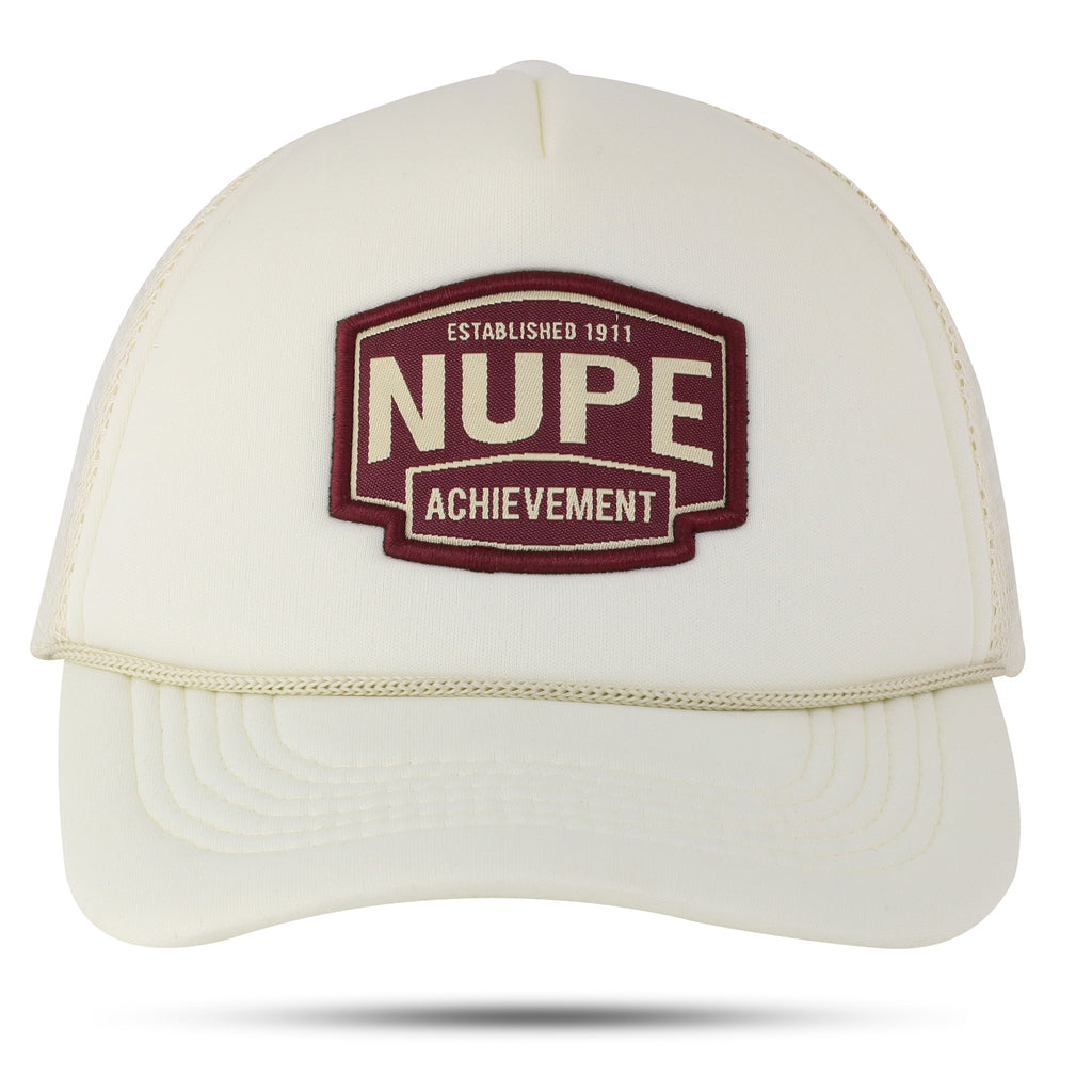 Kappa Alpha Psi Nupe Achievement Trucker Hat (Cream)