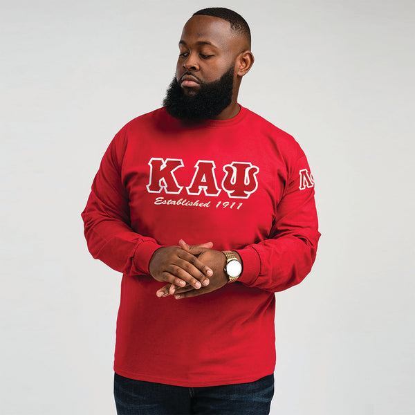 Kappa Alpha Psi CUSTOM 3-Letter Long Sleeve Tee