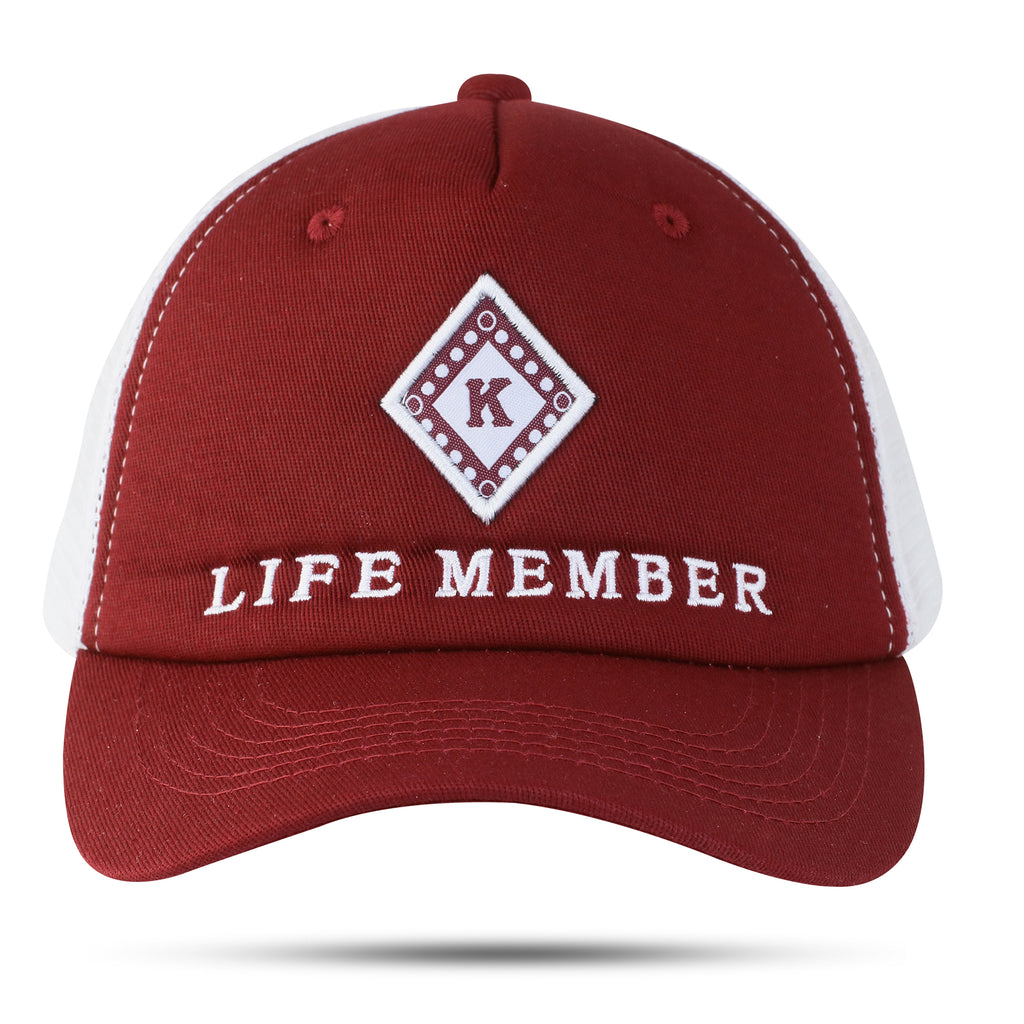 Kappa Alpha Psi Diamond K Life Member Trucker Hat