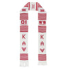 Kappa Alpha Psi CUSTOM Kente Graduation Stole (White)