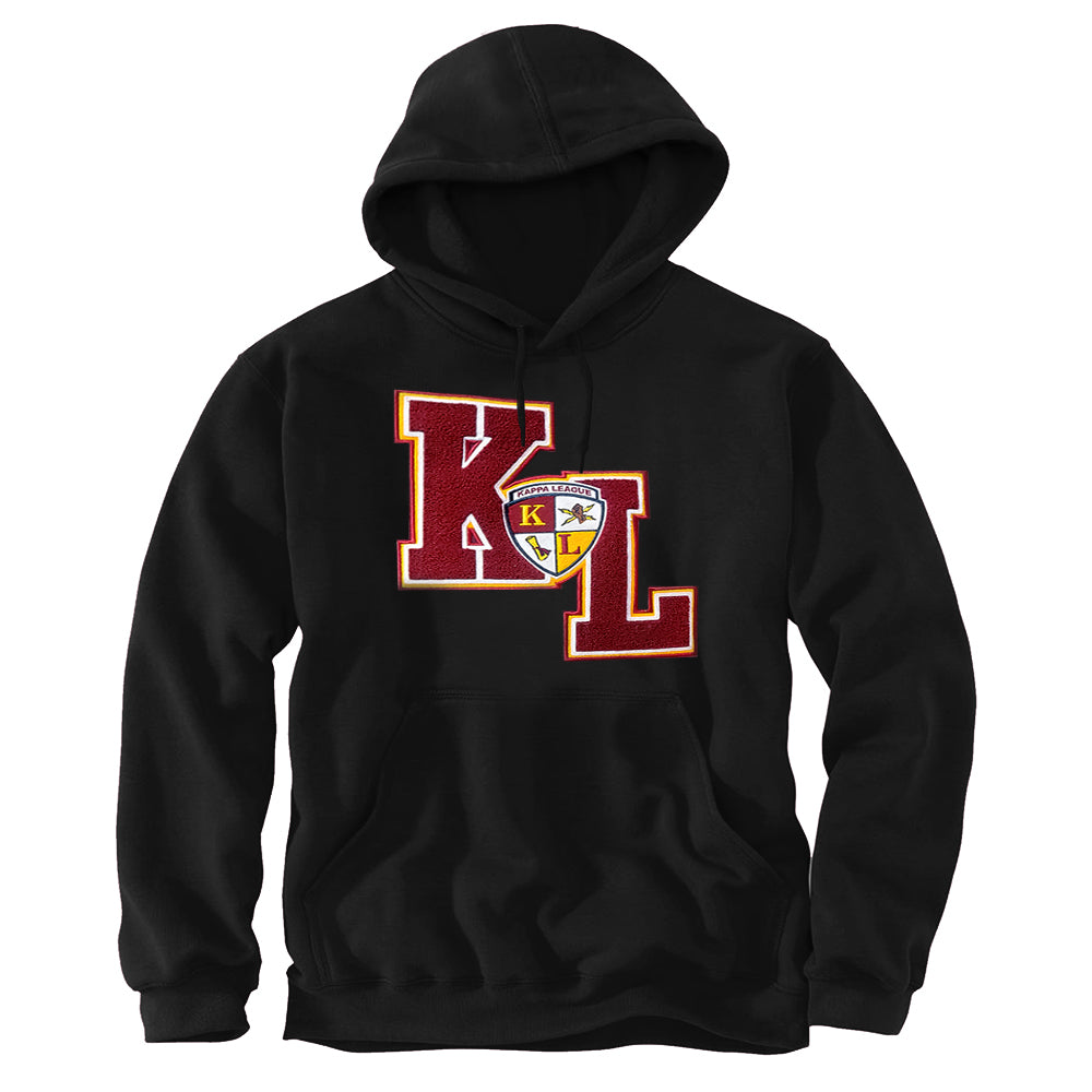 Kappa League Chenille Pullover Hoodie (Black)