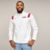 Kappa Alpha Psi NIKE Quarter Zip Coaches Jacket (Heathered White)