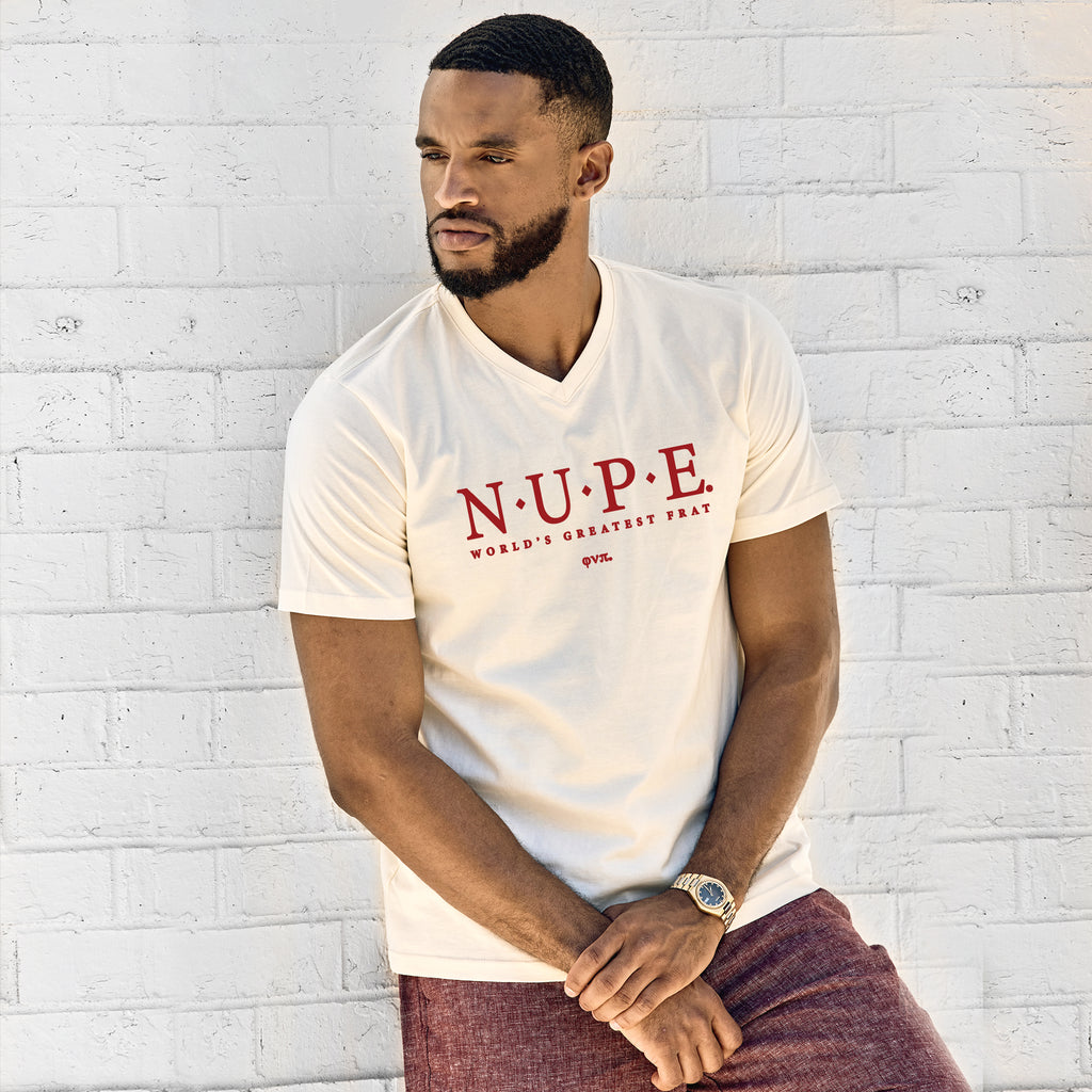 Kappa Alpha Psi World's Greatest Frat V-Neck Tee-FINAL SALE