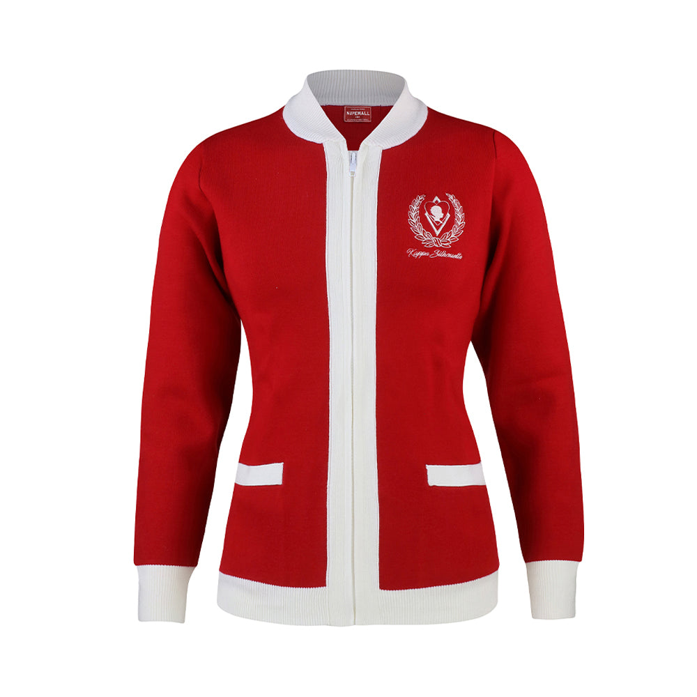 Kappa Alpha Psi Silhouette Knit Zip Up Sweater