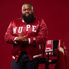 Kappa Alpha Psi NUPE Varsity Satin Jacket (Krimson)-FINAL SALE