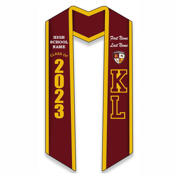 Kappa League Satin Graduation Stole
