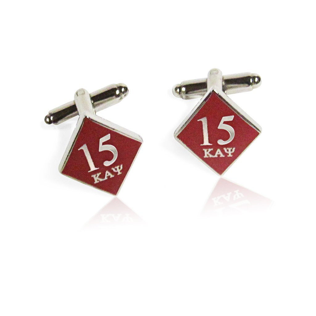 Kappa Alpha Psi 15 Klub Diamond Cufflinks