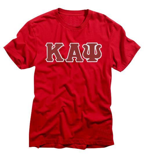 Kappa Alpha Psi 3-Letter Tee (Red)