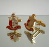 Kappa Alpha Psi Coat of Arms Cufflinks (Full color)