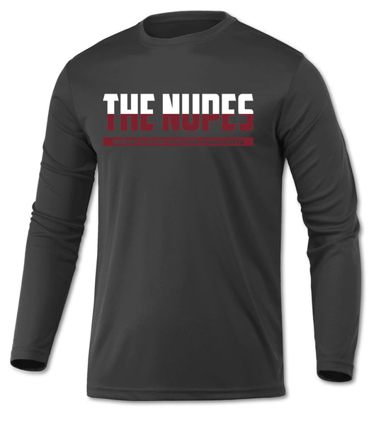 Kappa Alpha Psi The Nupes  DriFit Long Sleeve Shirt (Charcoal)