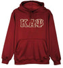 Kappa Alpha Psi 3-Letter Pullover Hoodie (Krimson)