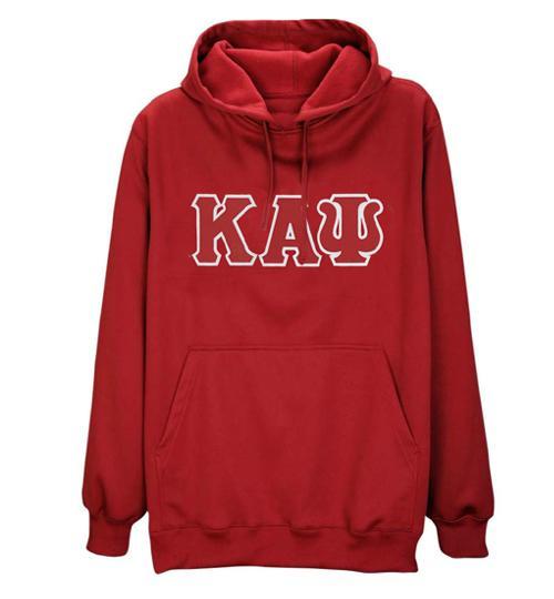 Kappa Alpha Psi 3-Letter Pullover Hoodie (Red)