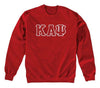 Kappa Alpha Psi 3-Letter Crewneck Sweatshirt (Red)