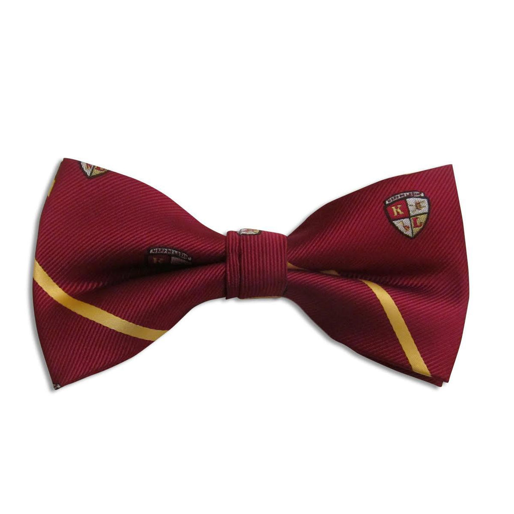 Kappa League Striped Shield Bow Tie