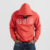 Kappa Alpha Psi Old Skool Phi Nu Pi 3-Letter Pullover Hoodie (Red)
