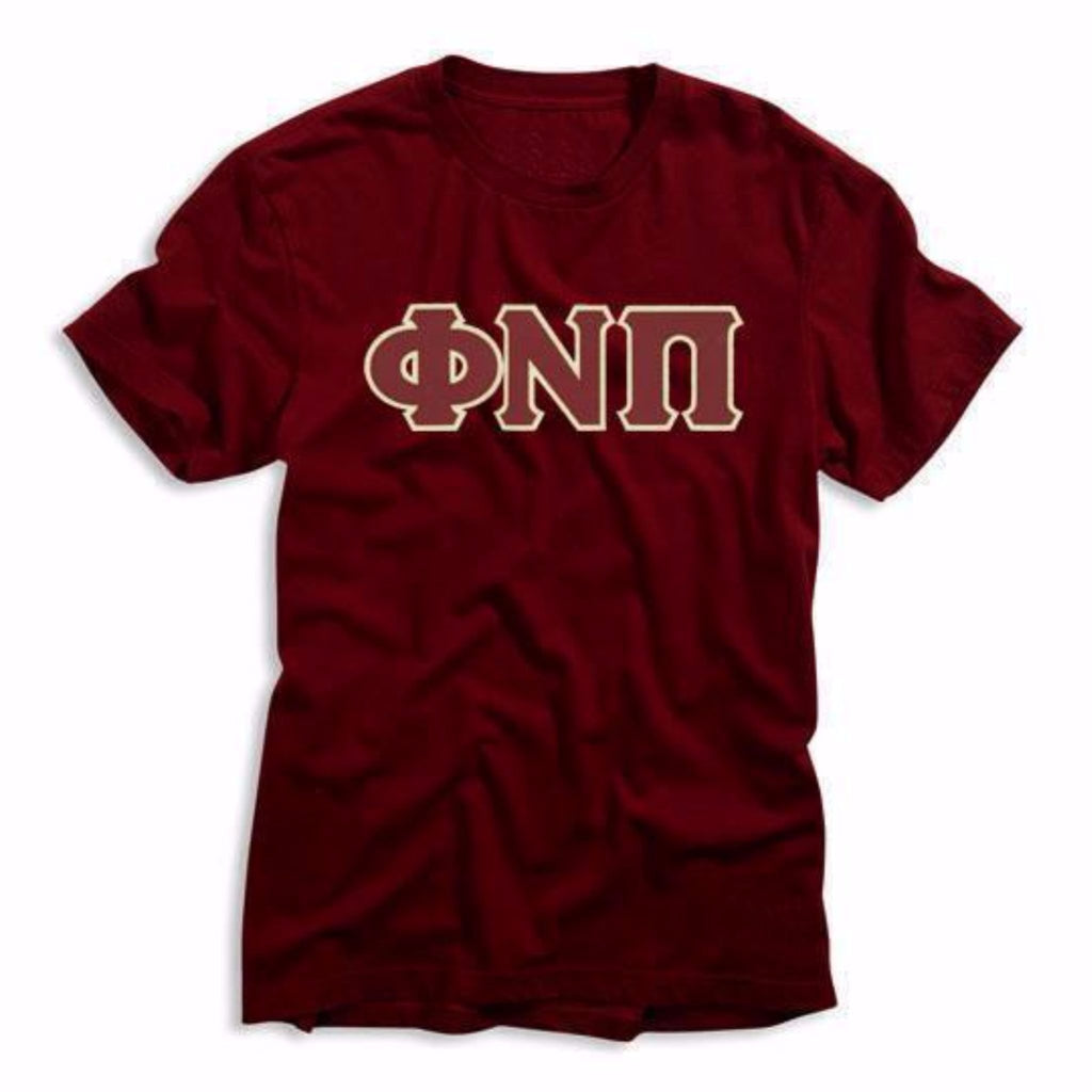 Kappa Alpha Psi Phi Nu Pi 3-Letter Tee (Krimson or Maroon)