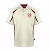 Kappa Alpha Psi 50 Year Member DriFit Polo Shirt (Cream/Krimson)