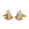 Kappa Alpha Psi Coat of Arms Cufflinks (Full color)