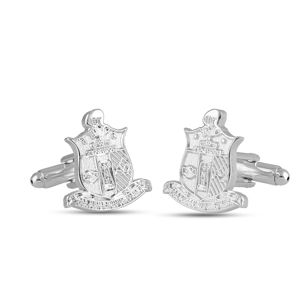 Kappa Alpha Psi Coat of Arms Cufflinks (Silver)