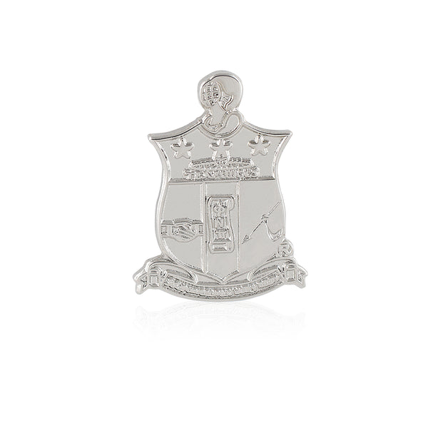Kappa Alpha Psi Coat of Arms Lapel Pin (Silver)