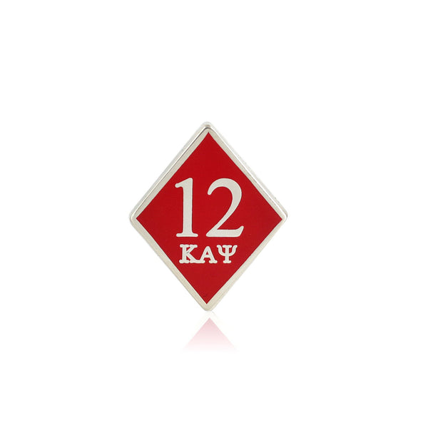 Kappa Alpha Psi 12 Klub Diamond Lapel Pin