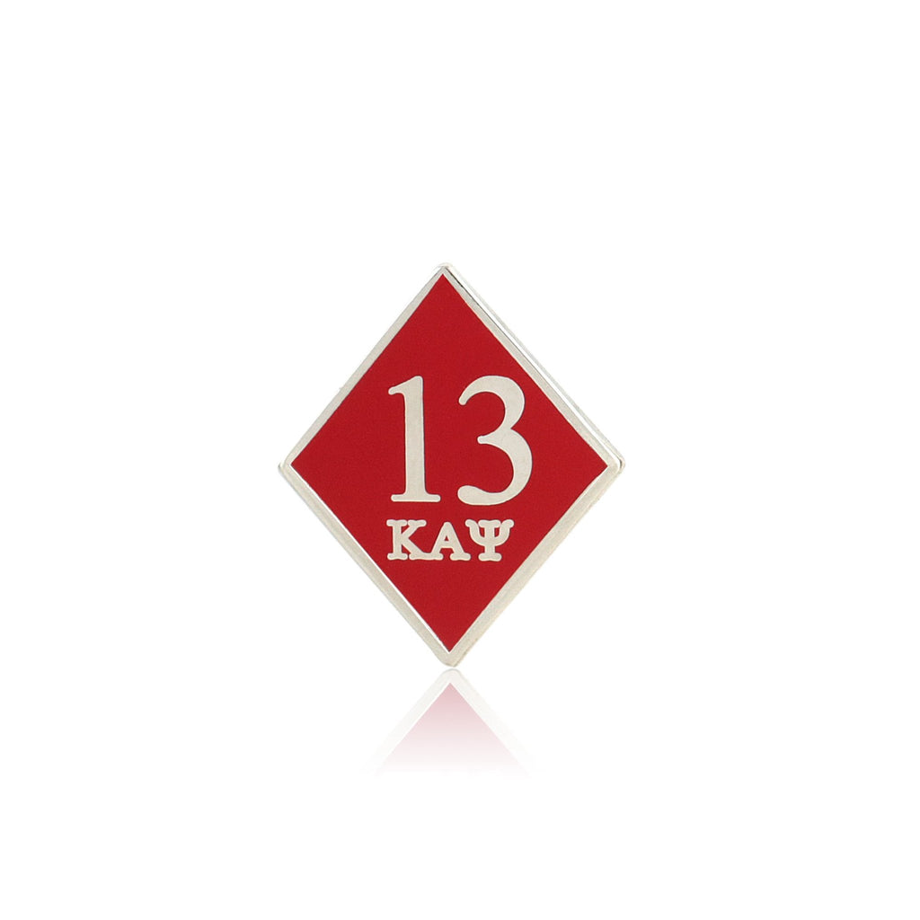 Kappa Alpha Psi 13 Klub Diamond Lapel Pin